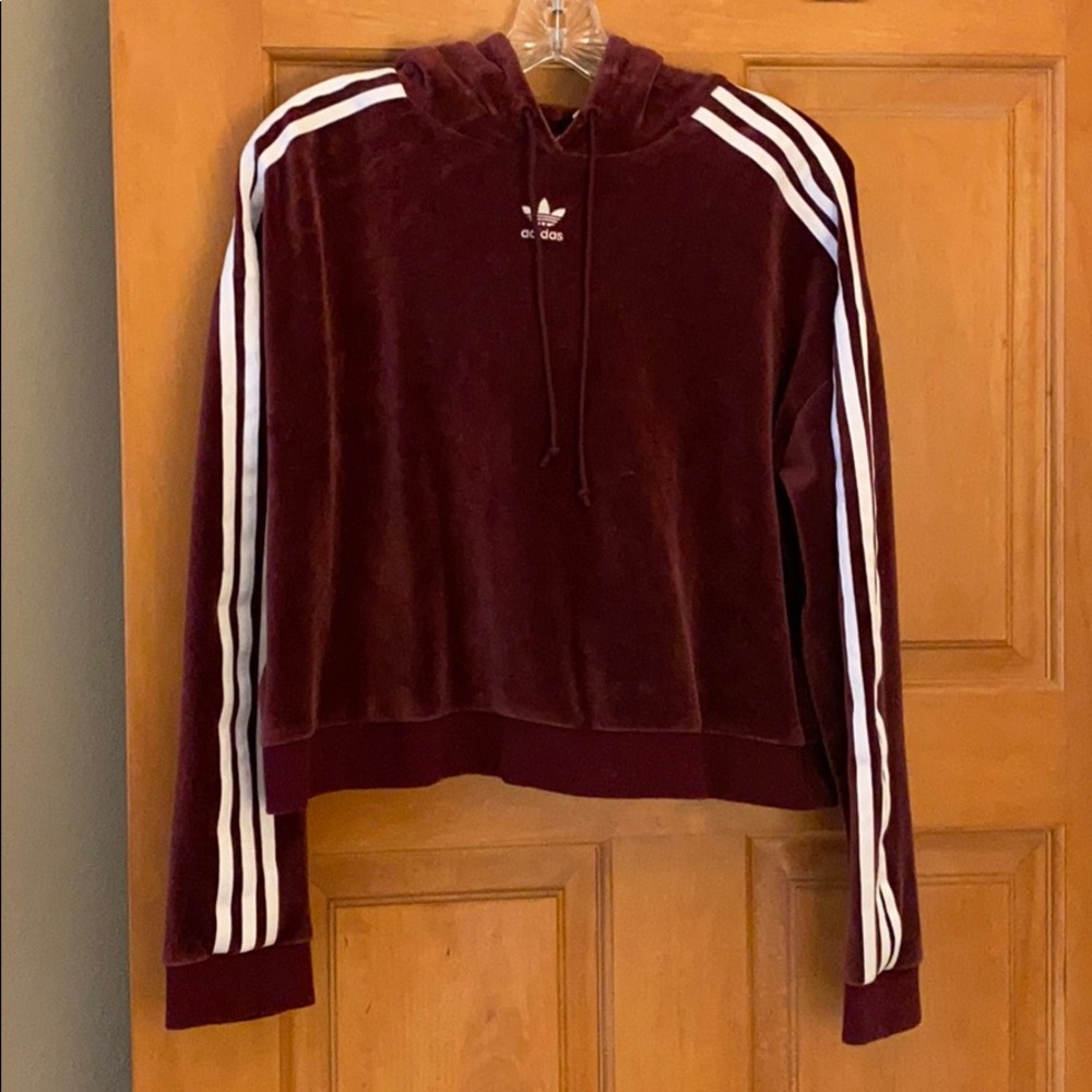 Adidas cropped hoodie